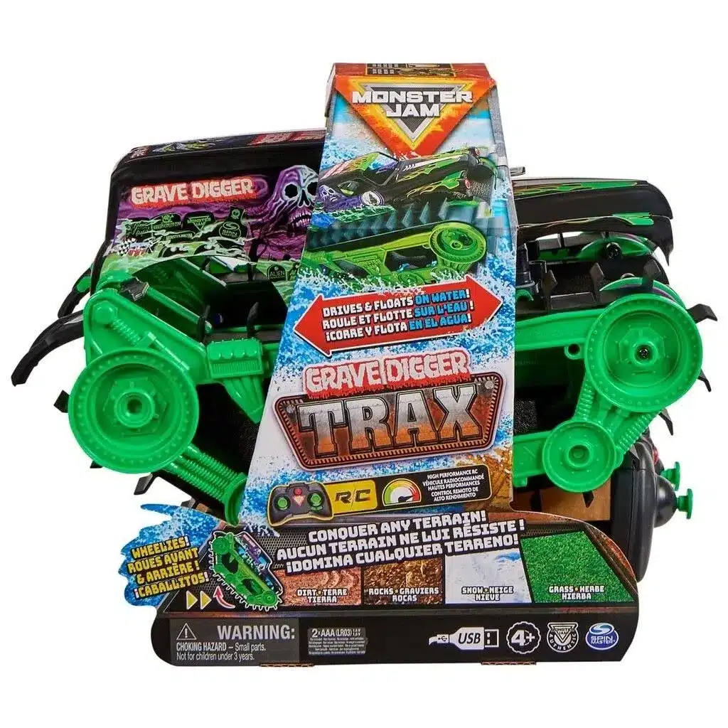 Monster Jam R/C Grave Digger Trax 1:15 3 Monster Jam R/C Grave Digger Trax 1:15