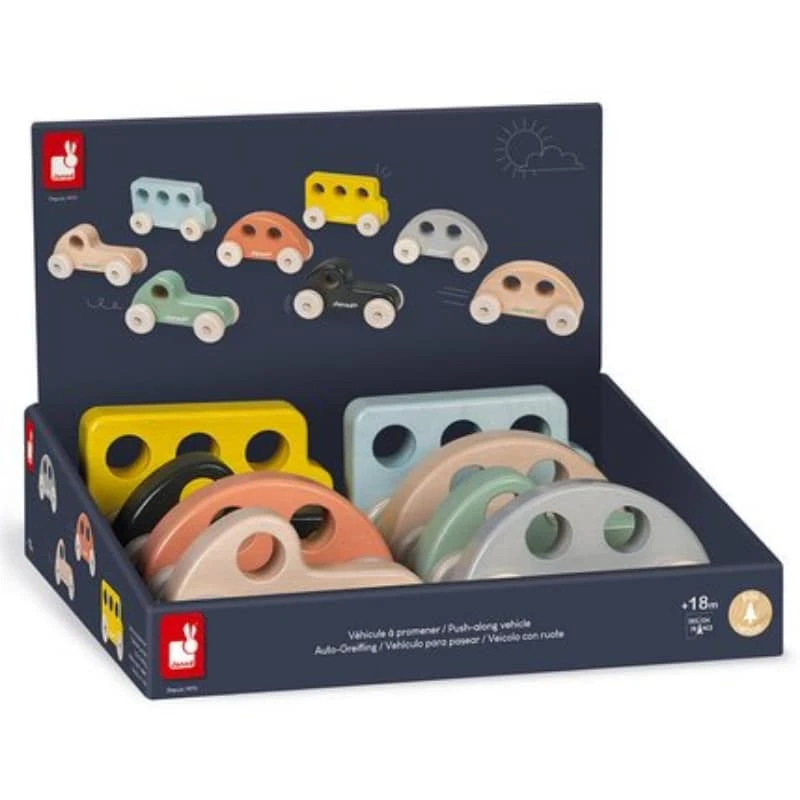 Auto Janod Puinen Erilaisia Puulelu 3 Auto Janod Puinen Erilaisia Puulelu