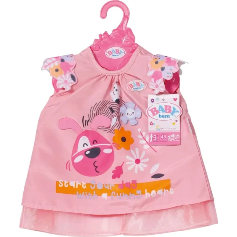 Baby Born Vaaleanpunainen Koira Mekko asu 3 Baby Born Vaaleanpunainen Koira Mekko asu