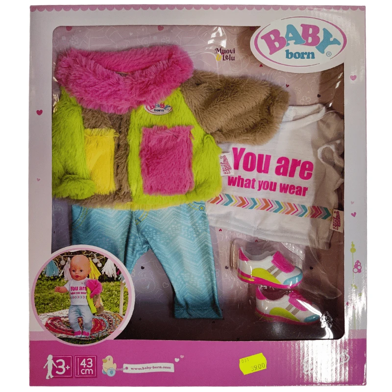 Baby Born Asu Värikäs Takki & Housut 4 Baby Born Asu Värikäs Takki & Housut - Image 2