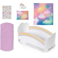 Baby Born Sänky Sateenkaari -Muovi Ja Lelu US Baby Born sanky sateenkaari 2