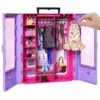 Barbie Vaatekaappi Pinkki Ja Henkarit 1 Barbie Vaatekaappi Pinkki Ja Henkarit -Muovi Ja Lelu US Barbie vaatekaappi pinkki