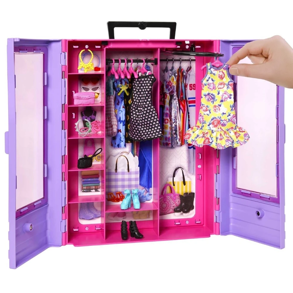 Barbie Vaatekaappi Pinkki Ja Henkarit 3 Barbie Vaatekaappi Pinkki Ja Henkarit