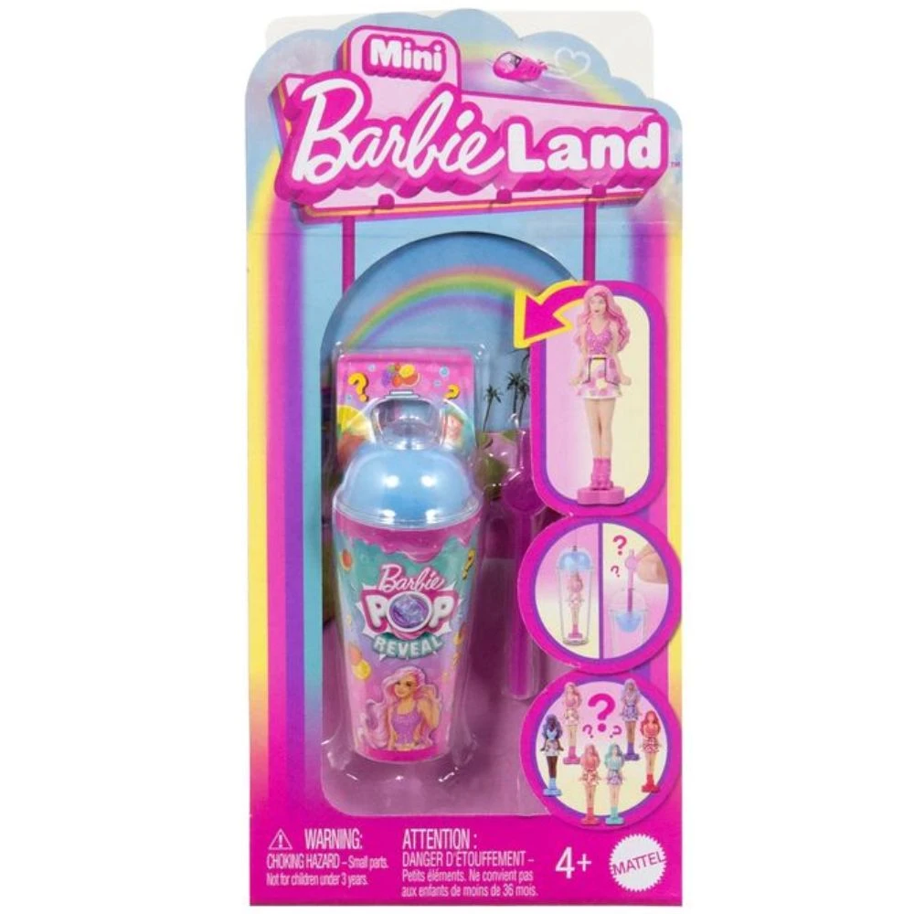 Barbieland Mini Pop Reveal Nukke Yllätyspakkaus 3 Barbieland Mini Pop Reveal Nukke Yllätyspakkaus