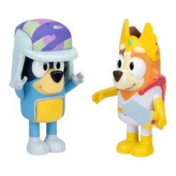 Bluey Hahmot 2 Kpl – Fairytale -Muovi Ja Lelu US Bluey Figure 2 Pack Fairytale 1