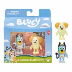 Bluey Hahmot 2 Kpl – Surprise Blaster Suit. -Muovi Ja Lelu US Bluey and Chucky Surprise Blaster Suit 1