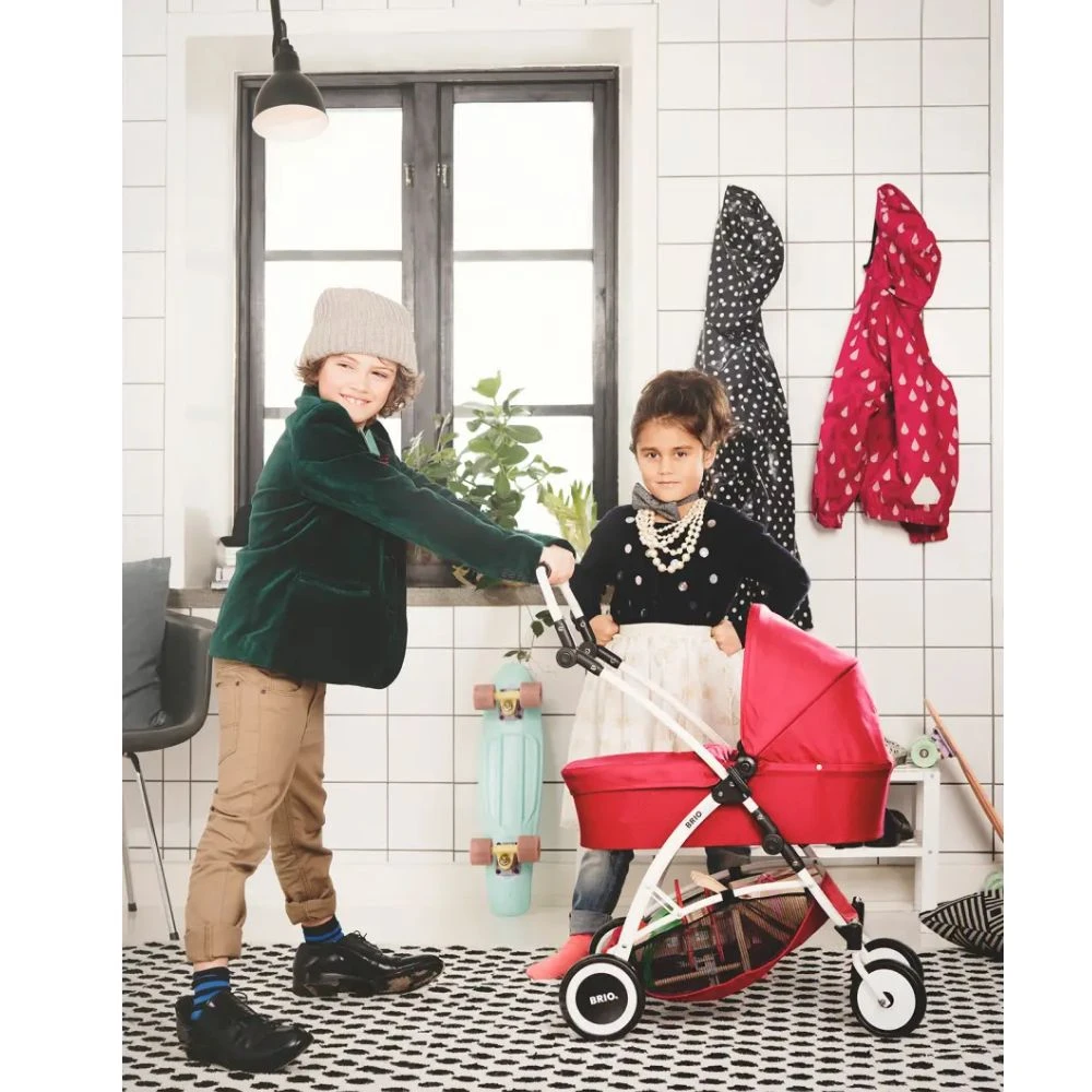 Brio Nukenvaunu Spin Punainen 4 Brio Nukenvaunu Spin Punainen - Image 2