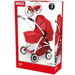 Brio Nukenvaunu Spin Punainen 11 Brio Nukenvaunu Spin Punainen -Muovi Ja Lelu US Brio nukenvaunu Spin punainen 3