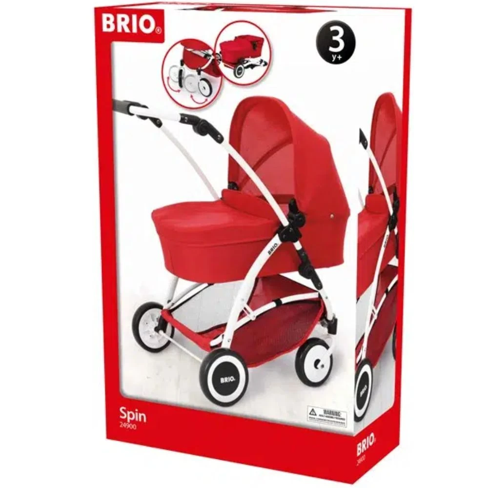 Brio Nukenvaunu Spin Punainen 6 Brio Nukenvaunu Spin Punainen - Image 4