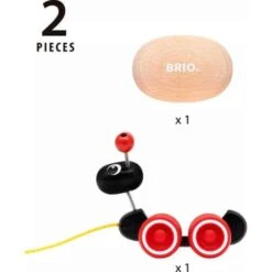 Brio Vedettävä Muurahainen 30348 -Muovi Ja Lelu US Brio vedettava muurahainen 30348 4