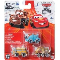 Cars Mini Racers Auto 3 Kpl Esihistoriallinen