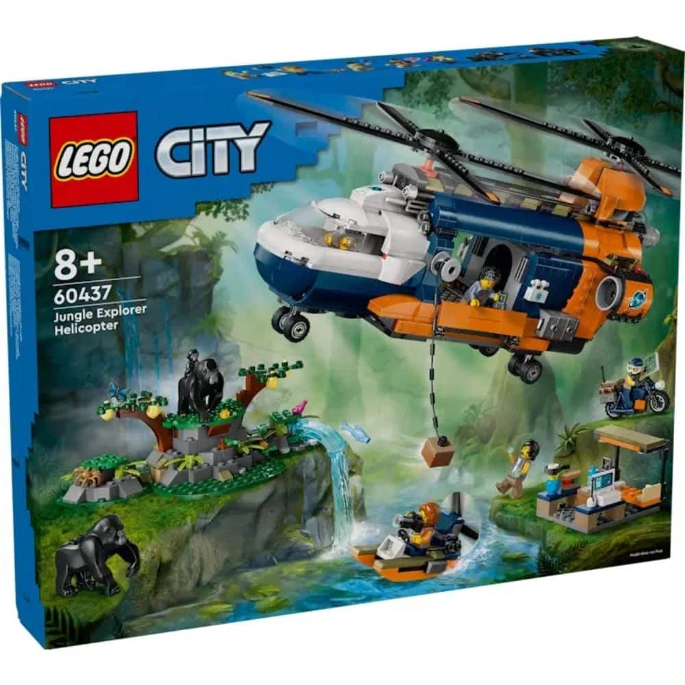 LEGO City 60437 Viidakkotutkijan Helikopteri Leirissä 3 LEGO City 60437 Viidakkotutkijan Helikopteri Leirissä