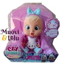 Cry Babies Icy World -pikkunukke Turkoosi Rusetti