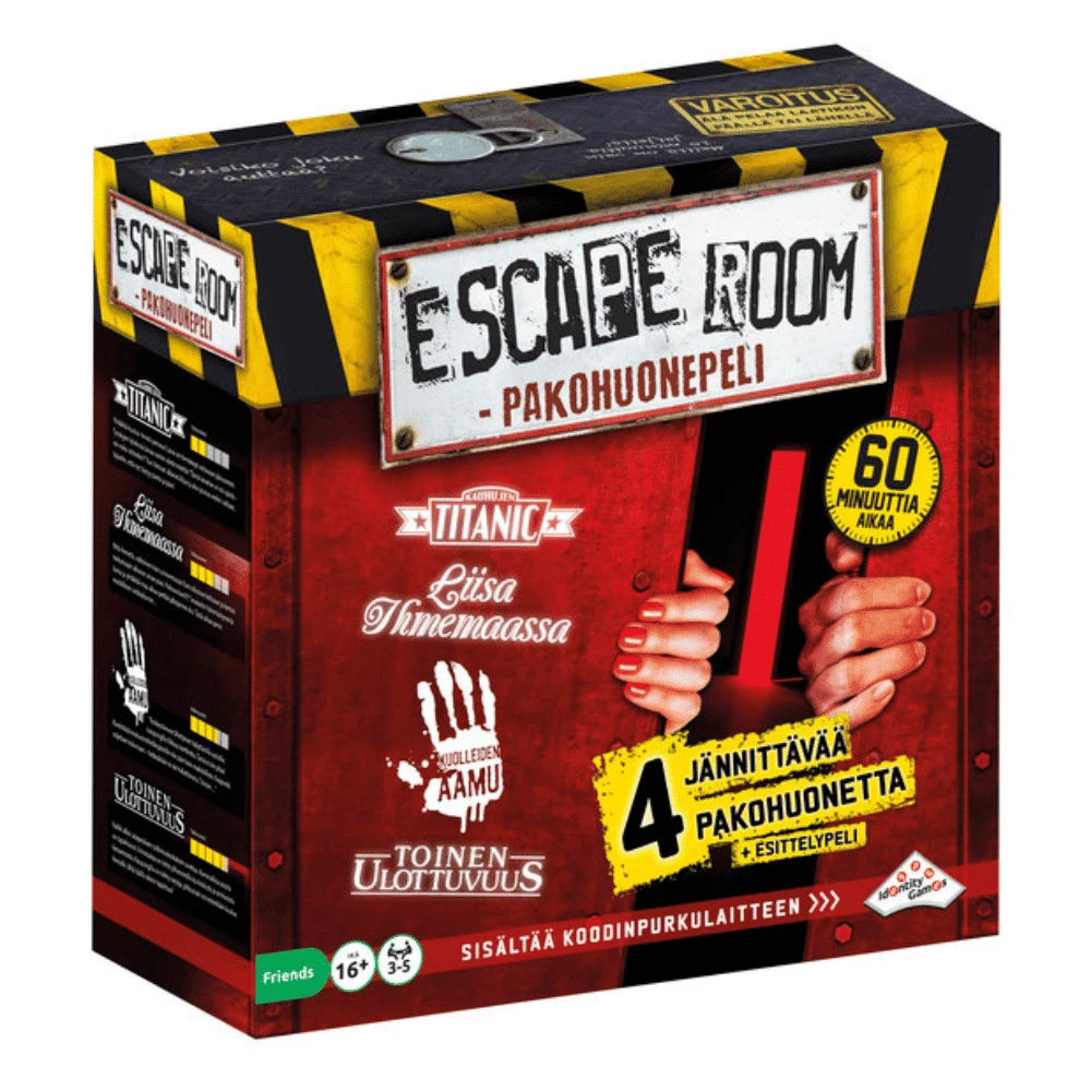 Escape Room Pakohuonepeli Red Lautapeli 3 Escape Room Pakohuonepeli Red Lautapeli