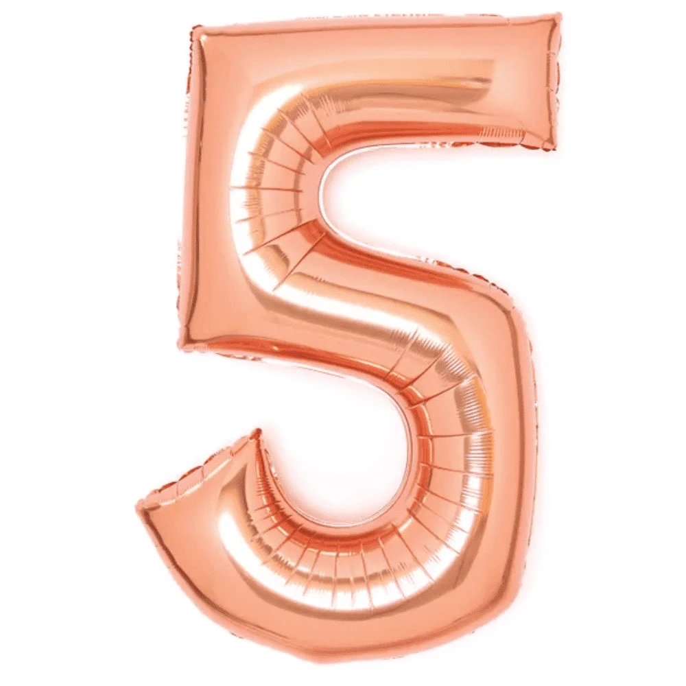 Folionumeropallo 5 Ruusukulta 66 Cm 3 Folionumeropallo 5 Ruusukulta 66 Cm