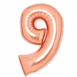 Folionumeropallo 9 Nailon Ruusukulta 66 Cm