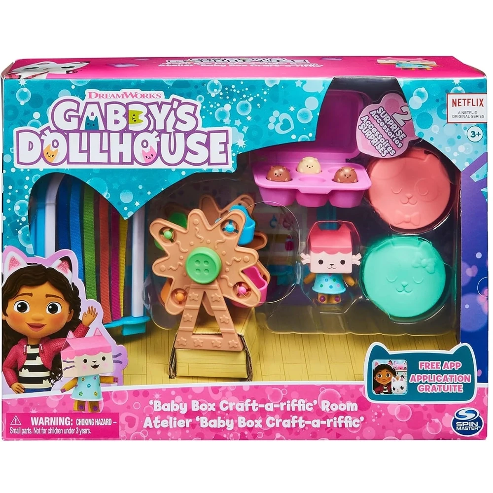 Gabby’s Nukkekoti Baby Box Vauvan Huone 3 Gabby’s Nukkekoti Baby Box Vauvan Huone