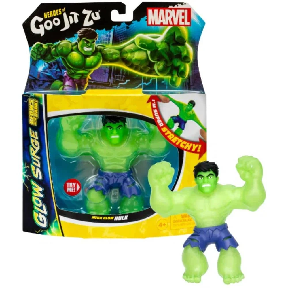 Goo Jit Zu Hulk Glow Surge Figuuri 3 Goo Jit Zu Hulk Glow Surge Figuuri