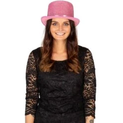 Hattu Naamiaisasu Pinkki Kimalle