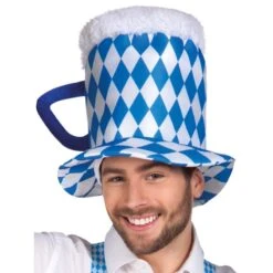 Hattu Oluthattu Sini-valkoinen Aikuisten