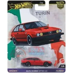 Hot Wheels Car Culture Alfa Romeo GTV6 3.0 Punainen