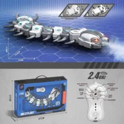 Hyönteinen R/C Tuhatjalkainen 12 Hyönteinen R/C Tuhatjalkainen -Muovi Ja Lelu US Hyonteinen RC Tuhatjalkainen 2