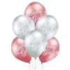 Ilmapallot Baby Girl 30 Cm 6 Kpl Helium 1 Ilmapallot Baby Girl 30 Cm 6 Kpl Helium -Muovi Ja Lelu US Ilmapallot baby girl 30 cm 6 kpl helium