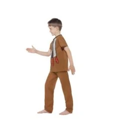 Lasten Naamiaisasu Intiaanipoika L 145-158 Cm -Muovi Ja Lelu US Intiaanipojan puku 2 1 2