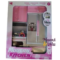 Keittiö Muotinuken Jääkaappi Ja Liesi