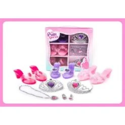 Prinsessa-asustesetti Pretty Girl -Muovi Ja Lelu US Kengat Ja Korut Asustesetti Pretty Girl 1