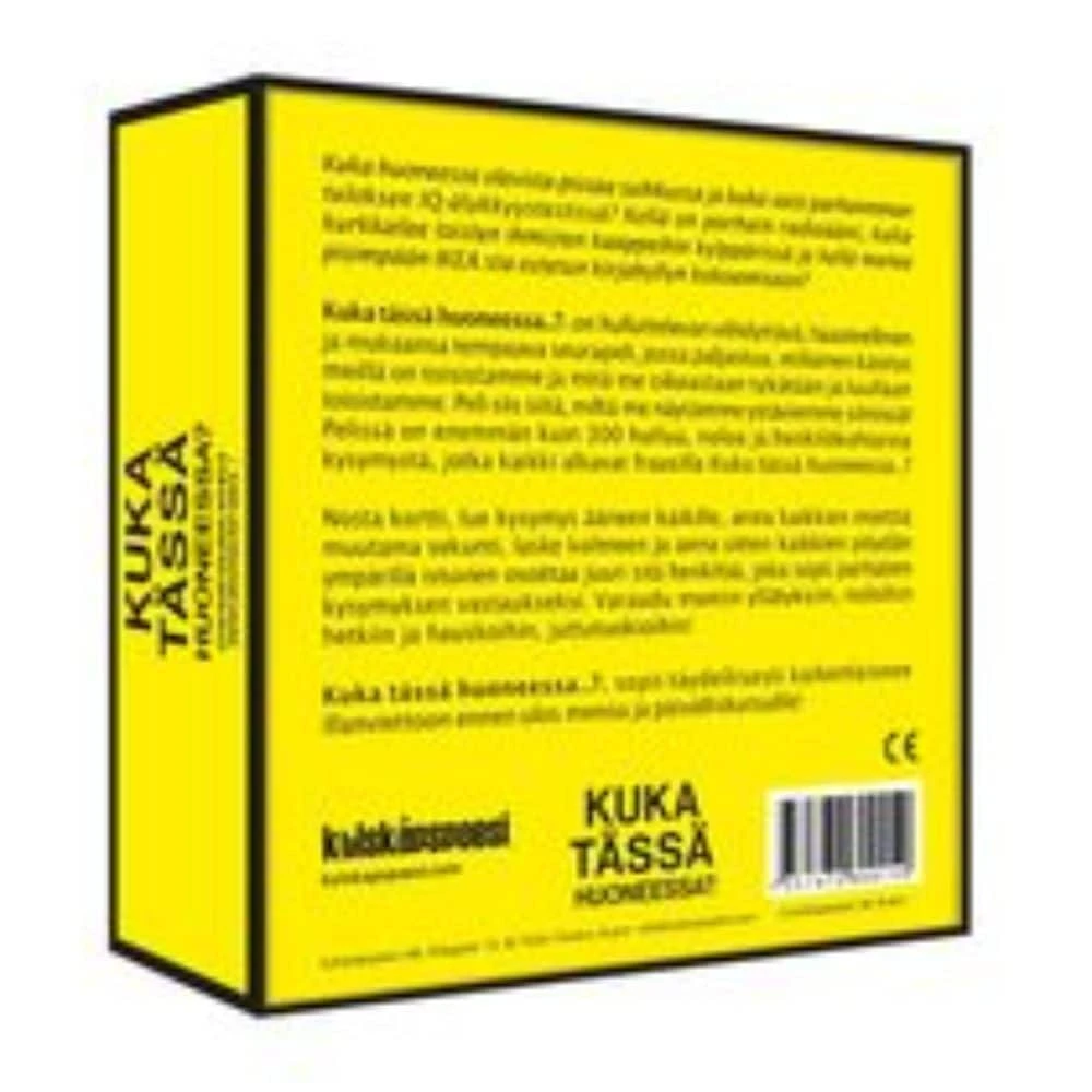 Kuka Tässä Huoneessa Kysymyspeli 4 Kuka Tässä Huoneessa Kysymyspeli - Image 2