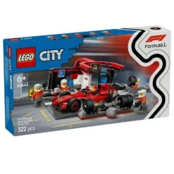 LEGO City 60443 F1 Varikkopysähdys Ja Varikko