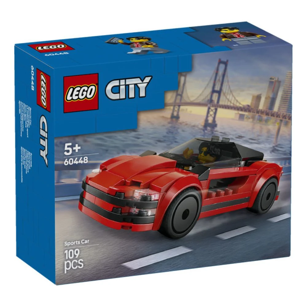 LEGO City 60448 Punainen Urheiluauto 3 LEGO City 60448 Punainen Urheiluauto
