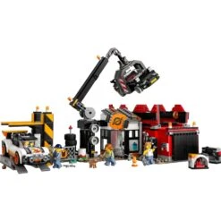 LEGO City 60472 Autopurkaamo Ja Autoja -Muovi Ja Lelu US LEGO City 60472 Autopurkaamo ja autoja 2