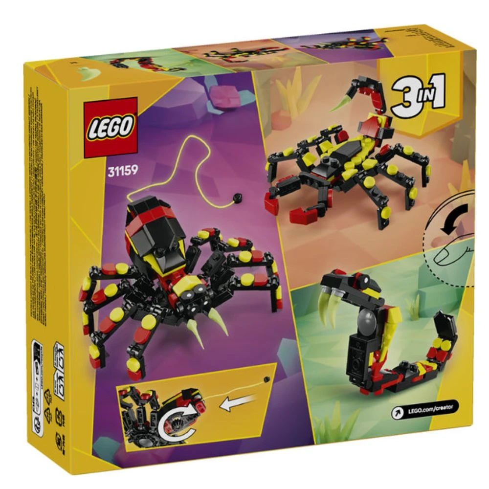 LEGO Creator 31159 Villieläimet: Hämmästyttävä Hämähäkki 5 LEGO Creator 31159 Villieläimet: Hämmästyttävä Hämähäkki - Image 3