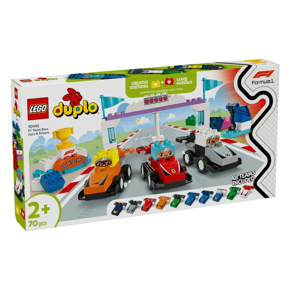 LEGO Duplo 10445 F1 Team Race Cars & Drivers 3 LEGO Duplo 10445 F1 Team Race Cars & Drivers