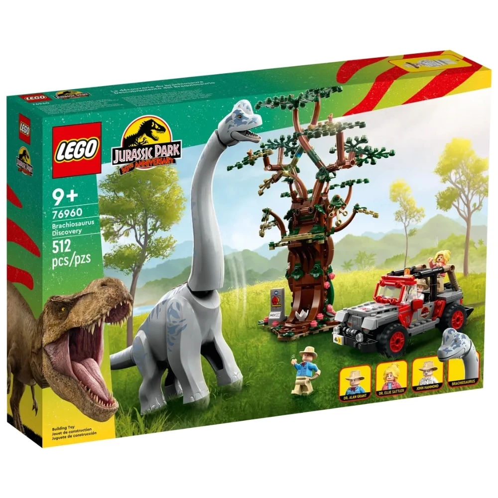 LEGO Jurassic Park 76960 Brachiosaurus Löydetään 3 LEGO Jurassic Park 76960 Brachiosaurus Löydetään