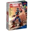LEGO Marvel 76258 Rakennettava Captain America ‑hahmo -Muovi Ja Lelu US LEGO Marvel 76258 Rakennettava Captain America ‑hahmo