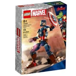 LEGO Marvel 76258 Rakennettava Captain America ‑hahmo