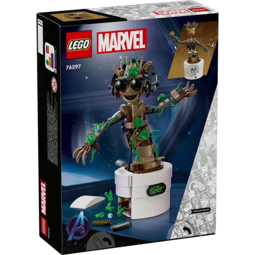 LEGO Marvel 76297 Tanssiva Groot 4 LEGO Marvel 76297 Tanssiva Groot - Image 2