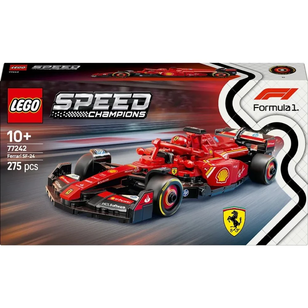 LEGO Speed Champions 77242 Ferrari SF-24 F1 ‑kilpa-auto 3 LEGO Speed Champions 77242 Ferrari SF-24 F1 ‑kilpa-auto