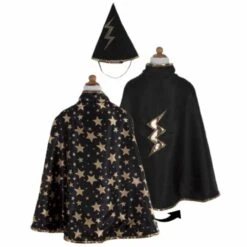 Lasten Naamiaisasu Viitta Ja Hattu Velho Kääntöviitta 4-6v