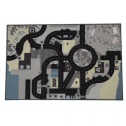 Liikennematto 100 X 150 Cm Harmaa