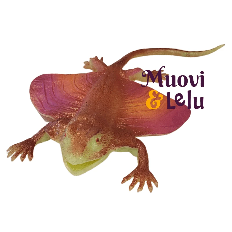 Venyvä Lisko Siivillä Puna-ruskea 20 Cm 3 Venyvä Lisko Siivillä Puna-ruskea 20 Cm