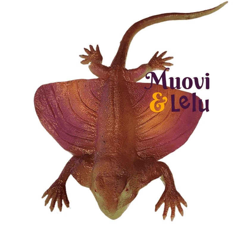 Venyvä Lisko Siivillä Puna-ruskea 20 Cm 4 Venyvä Lisko Siivillä Puna-ruskea 20 Cm - Image 2