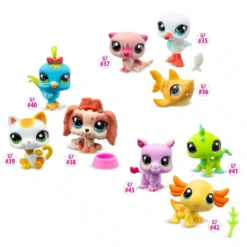 Littlest Pet Shop 3 Hahmoa Tuubissa Erilaisia -Muovi Ja Lelu US Littlest Petshop 3 Hahmoa Tuubissa Erilaisia 2