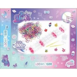 Loom Kumilenkkisetti 1800 Kpl 15 Loom Kumilenkkisetti 1800 Kpl -Muovi Ja Lelu US Loom kumilenkkisetti 1800 kpl 1