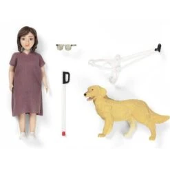 Lundby Nukke Opaskoira Ja Sokeankeppi -Muovi Ja Lelu US Lundby Nukke Opaskoira ja Sokeankeppi1