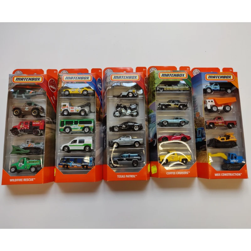 Matchbox Autoja 5 Kpl Erilaisia 3 Matchbox Autoja 5 Kpl Erilaisia