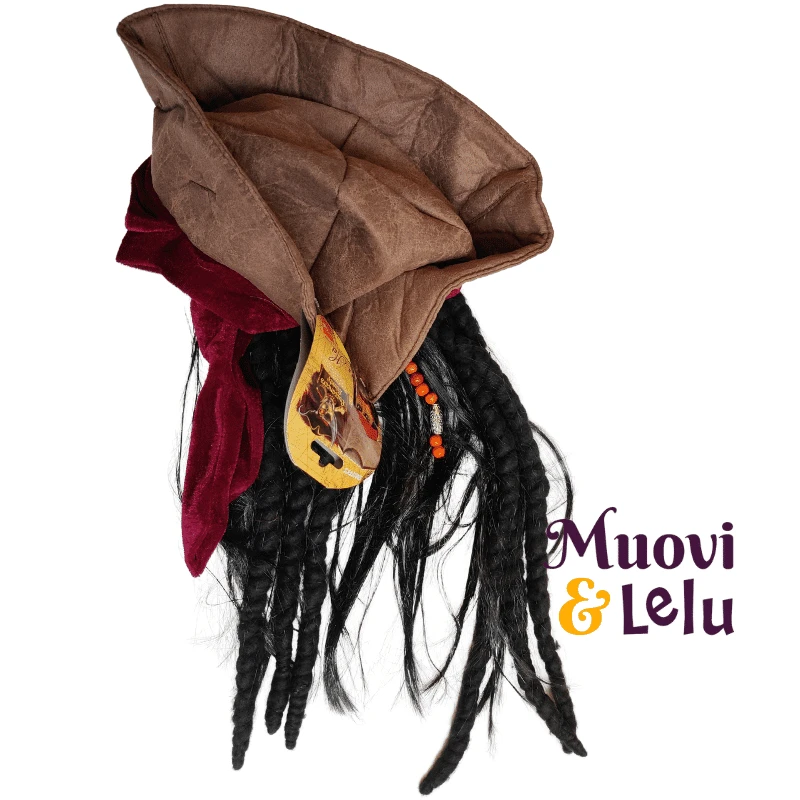 Merirosvohattu Ja -peruukki Aikuisten 4 Merirosvohattu Ja -peruukki Aikuisten - Image 2